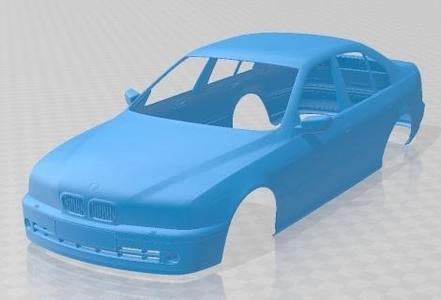 BMW 5 Series E39 Sedan 2001 Printable Body Car