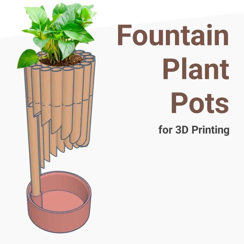Fountain Plant Pots