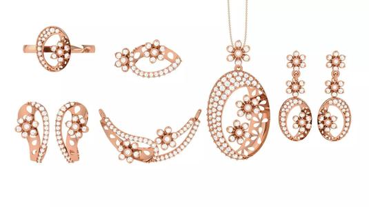 Ring Earrings Pendant Necklace Bracelet Pack