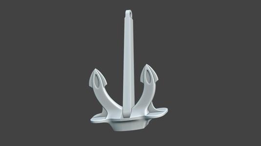 Anchor for a ship model