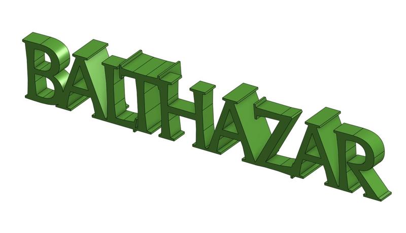 FONT BALTHAZAR ATTACHED LETTERS OFFICE DECO