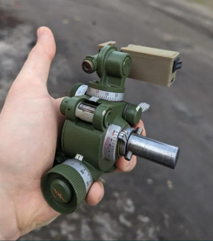 Illumination for mortar sights KRH/NSB-3