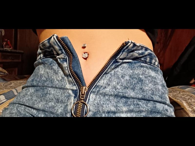 Belly Button Cat Piercing