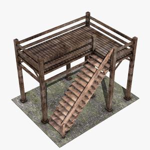 Wooden terrace