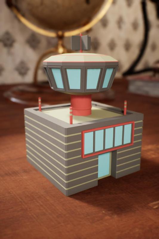 POKEMON HOUSE - JOHTO Goldenrod Radio Tower (PKMN GEN. 4)