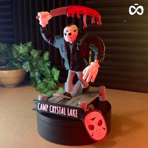 Jason Voorhees | Multi-Part Figure + Keychain Pendant | Halloween Decoration