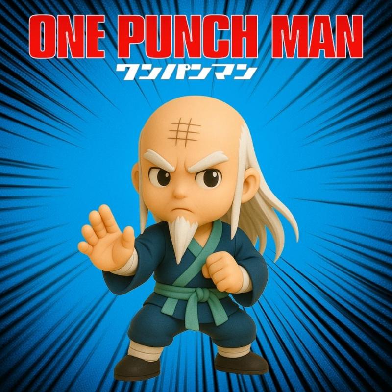 Bomb Wind of Death One punch man chibi figure