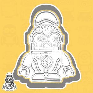 Minions / Despicable Me cookie cutters - Minion Robot (Cyborg Dave) (style 22)