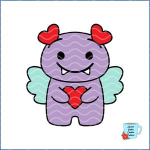 Love Monster Cookie Cutter - Valentine - Animal - 8 STL Cookie cutter files