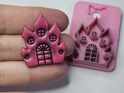 Haunted House Polymer Clay Earring Cutter Set