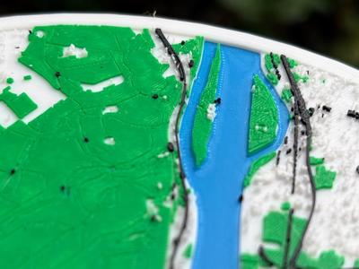3D Map of Oberwinter, Germany