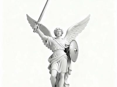 Archangel Saint Michael Figurine