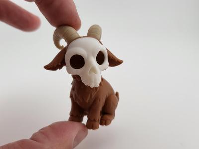 NO AMS mini Goat Figurine Halloween Miniature