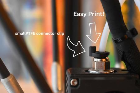 PTFE connector lock clip