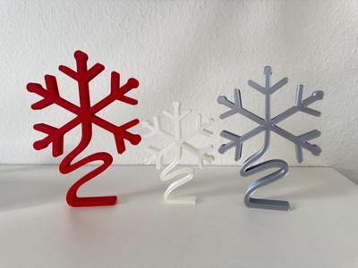 Minimalist Snowflake Stand