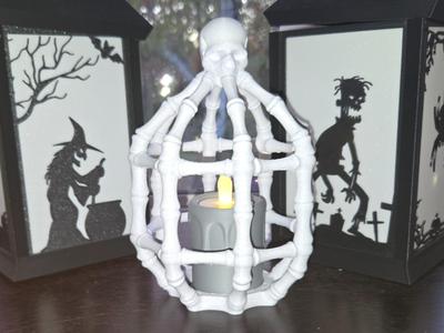 Halloween Skeletal Lantern – Commercial Use