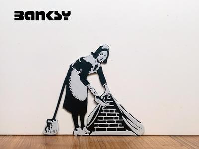 Banksy - Sweep It Under The Carpet