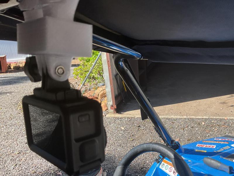 action camera mount for handlebars/buggy frame