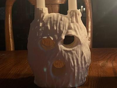 Candleman Head - candle holder