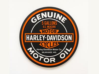 Harley Davidson Motor Oil - 3D Sign