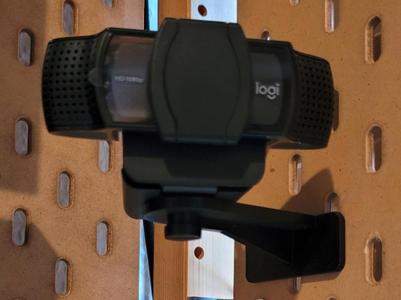 Ikea Skadis Webcam Mount (Logitech C920)