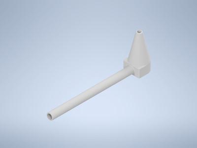 Boiler Flue Testing Attachment - Long Spout