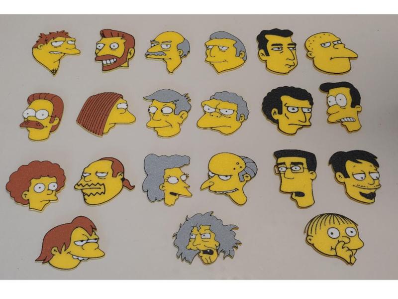 21 Simpsons Side Character Magnets (4 color AMS) 