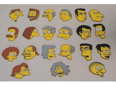 21 Simpsons Side Character Magnets (4 color AMS) 