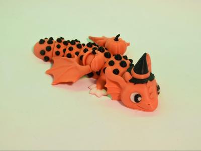 Articulated Winged Halloween Dragon