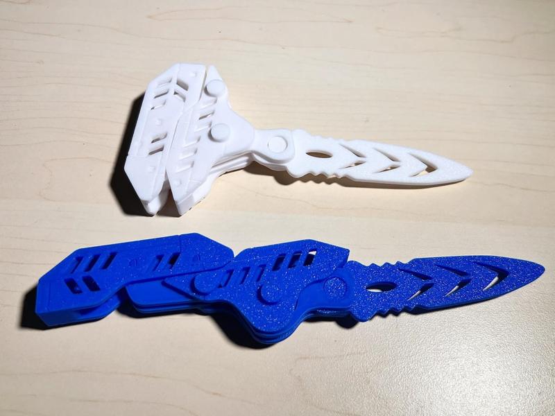 Yao Guang Folding Knife No Metal Parts Required Just 1 Hour 25g Filament Beginner-Friendly Print