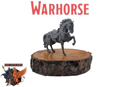 DnD TTRPG Warhorse Miniature