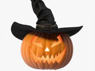 Pumpkin in a hat