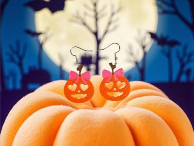 Pumpkin love earrings