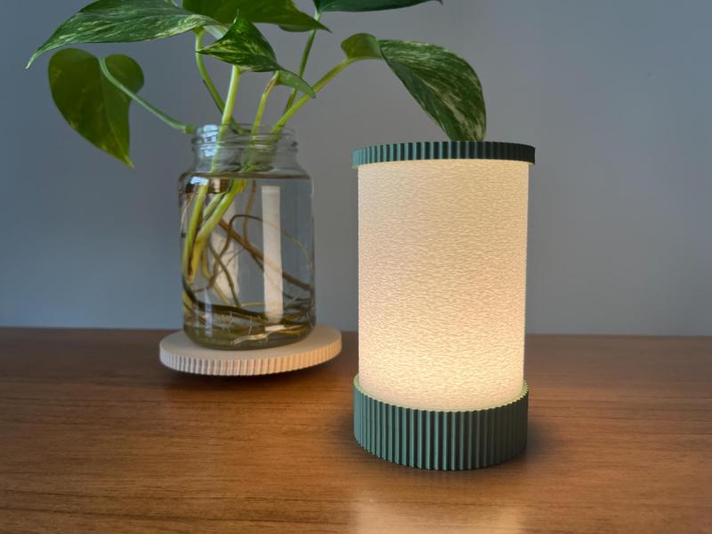 Ripple Cylinder Lamp LED 001