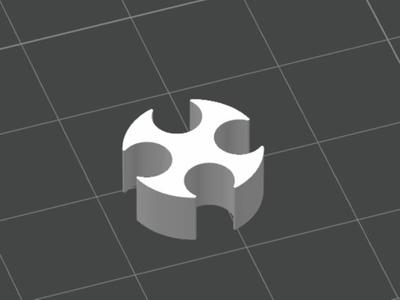 Simple PTFE-Tube Spacer for four 4mm Tubes