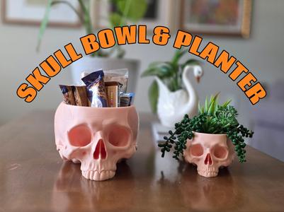 Skull Bowl & Planter