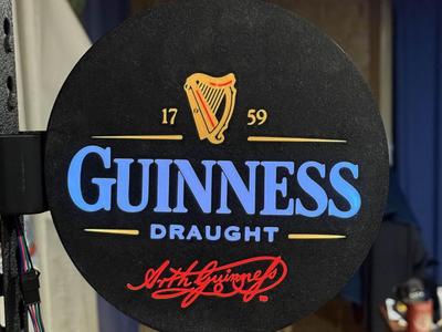 Two sided Wall mount Guinness Lightbox