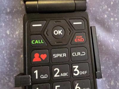 Phone Volume Button Blocker for Iris Flip Phone