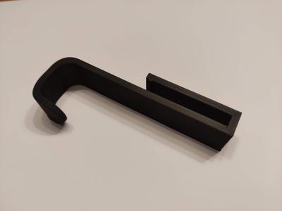 Hook shower on 6mm glass