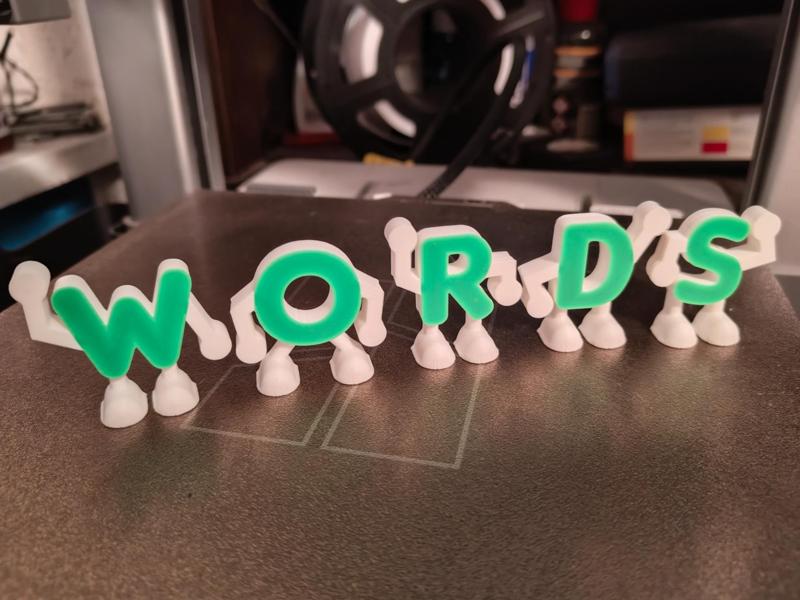 Standing Alphabet – Letters with Character