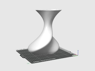 Modern Twisted Vase 001