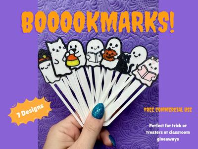 Booookmarks - Ghost Bookmark - Free Commercial Use