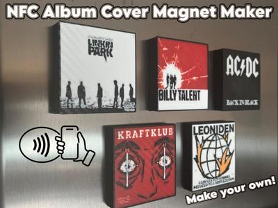 NFC Album Cover Magnet (Tutorial)