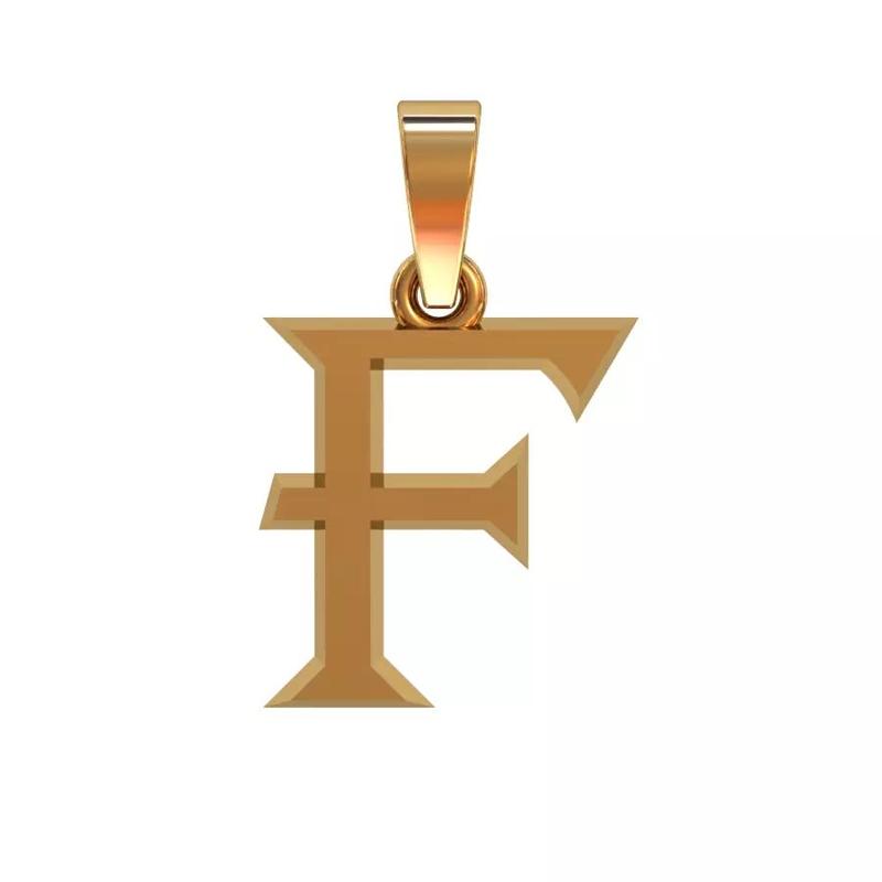 F letter pendant
