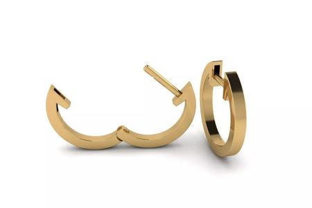 Round Hoop Earrings