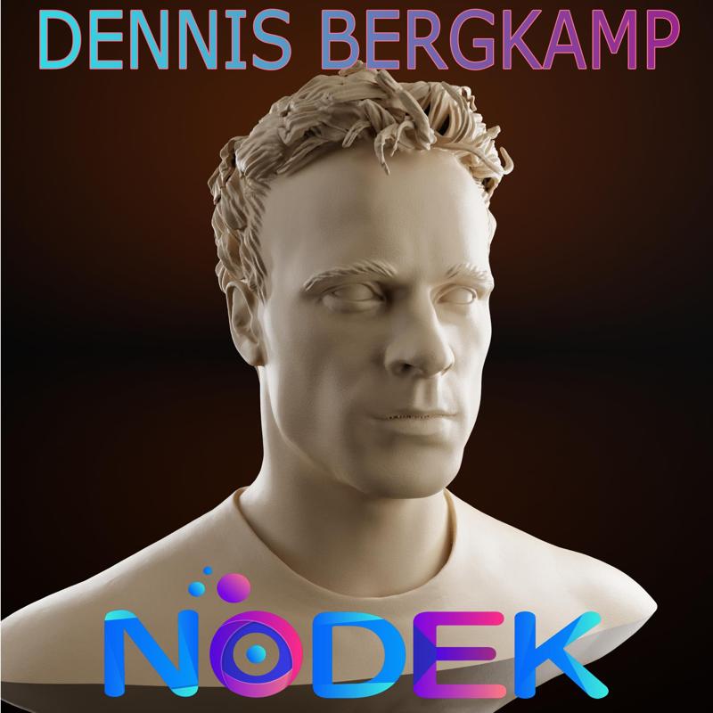 Dennis Bergkamp Bust - Elegance and Precision in 3D