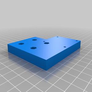 Hemera adapter for prusa i3 steel