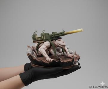 Armored Might - Cart Titan with Battle Base - Attack on Titan - 3D Print Model