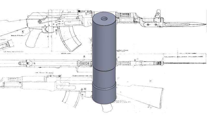 Zenitco DTK-4 silencer (M24x1,5RH)