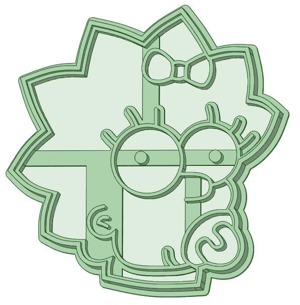 Maggie Simpson 6cm cookie cutter